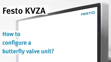 Festo KVZA: Configurator for butterfly valve units