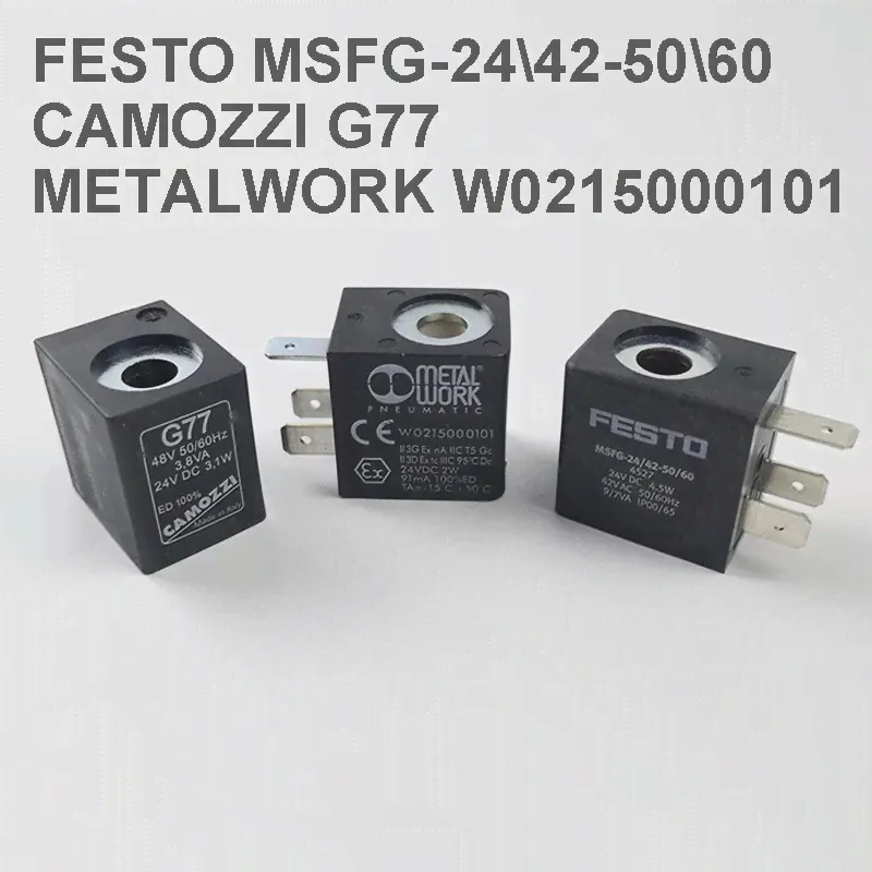 FESTO MSFG-24 42-50 60 CAMOZZI G77 Металлообработка W0215000101 воздушный клапан соленоидная катушка 24 В постоянного тока (art.: 3920c232bdbf6)-0