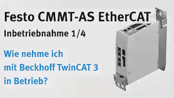 1/4 CMMT-AS EtherCAT mit Beckhoff TwinCAT 3: Festo Bibliothek einrichten