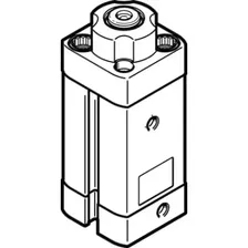 Стопорный цилиндр FESTO DFSP-16-15-DF-PA