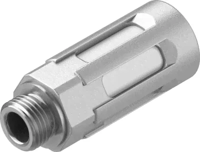 Глушитель алюминиевый резьбовой Festo U-1/8-B-NPT-0