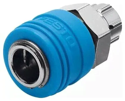 Быстросъем розетка "мама" 531639 KD4- CK-6 Festo (Германия) под трубку 8/6 мм
