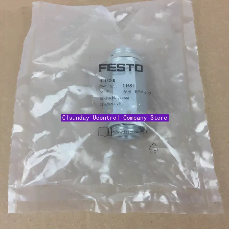 Новый оригинальный обратный клапан FESTO H-1/2-B 11691-0