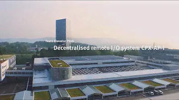 The Festo Elevator Pitch: Decentralised remote I/O system CPX-AP-I