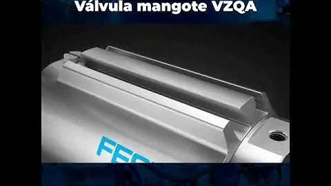 FESTO - VZQA - VALVULA PARA DOSAGEM FINA DE FLUIDOS E GRANULADOS