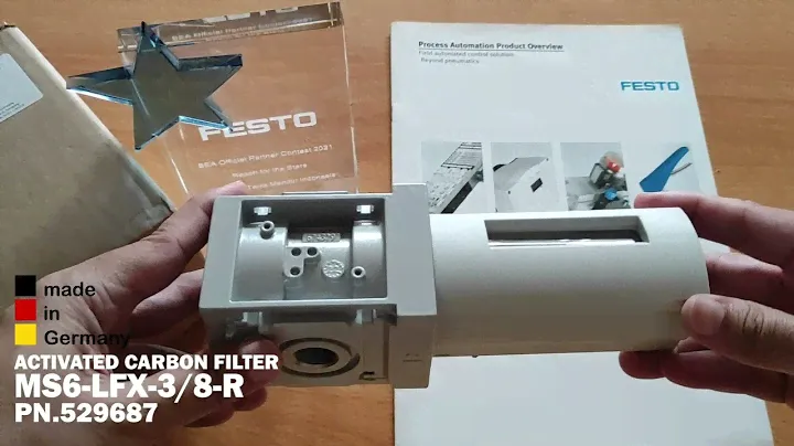 FESTO ACTIVATED CARBON FILTER MS6-LFX-3/8-R PN.529687