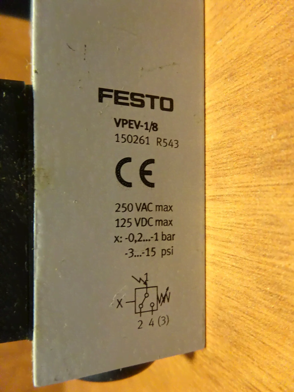 Разное Festo vpev/1/8 150261