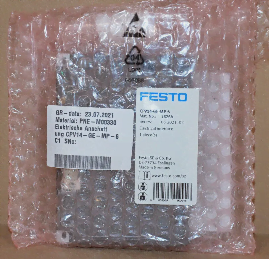 Festo CPV14-GE-MP-6 Eletrik-Anschaltung 18264 NEU OVP