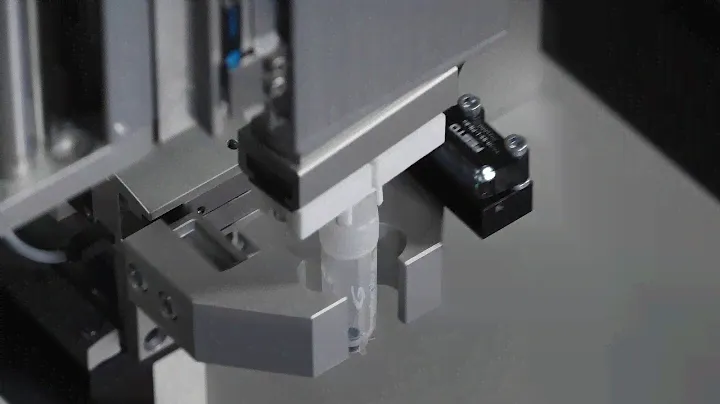 Festo EHMD Rotary Gripper Used To Open Vials