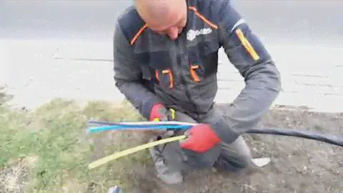 Монтаж концевой муфты на кабель 0 4кВ 2