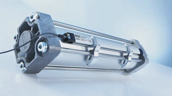 MPA analog positioning sensor from SICK: For position detection on cylinders up to 1,007 millimeters