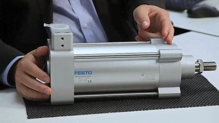 Linear actuator DFPI with integrated displacement encoder for process automation