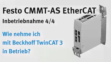 4/4 CMMT-AS EtherCAT mit Beckhoff TwinCAT 3: Festo Bibliothek einrichten