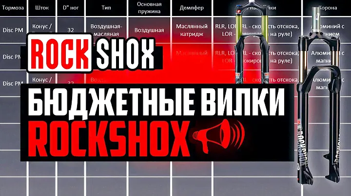 БЮДЖЕТНЫЕ вилки ROCKSHOX. Все про JUDY, RECON, 35 и REBA: пружины, демпферы, вес / ПРО [БРЕНДЫ]