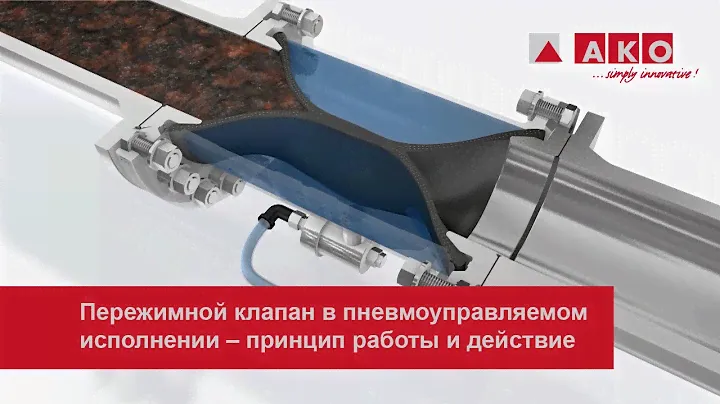Пережимной клапан в пневмоуправляемом исполнении – принцип работы и действие