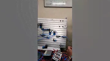 Pneumatic System 🤖|| Automatic Operation By Limit Switches