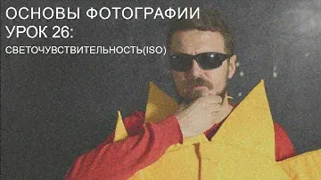 Светочувствительность (ISO). Основы фотографии. Урок 26.