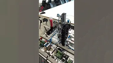 6 MPS Festo Modules connected together