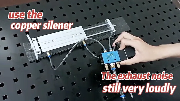 Pneumatic equipment silencer
