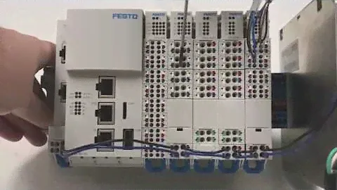 Модульный терминал Festo CPX-E в сборе и разборке