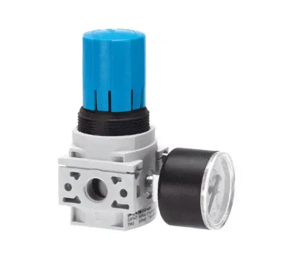 Festo Регулятор давления LR-1/8-DB-7-MINI (G1/8, с манометром)-0
