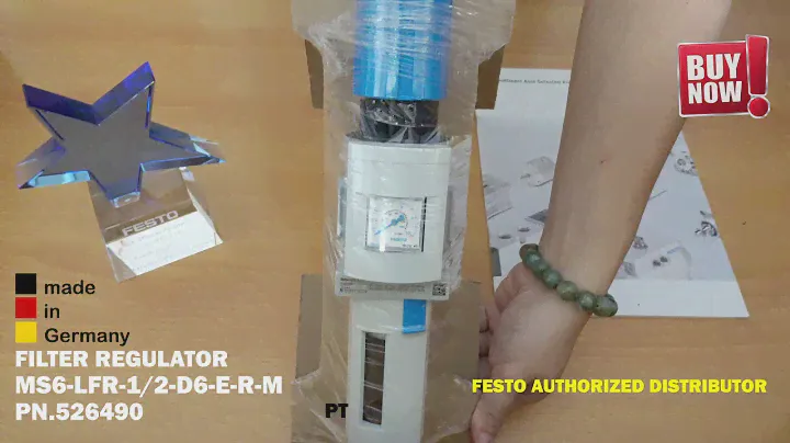 FESTO FILTER REGULATOR MS6-LFR-1/2-D6-E-R-M PN.526490