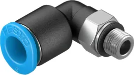 Штуцер цанговый угловой Festo 153335 QSML-M5-6, M5 под трубку 6 мм