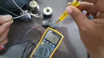How do you test a solenoid with a multimeter?