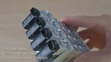FESTO 572230 VTUG-S (config VUVG-L14-M52-AT-G18-1P3+VAVE-L1-1VH2-LP) valve manifold assembly