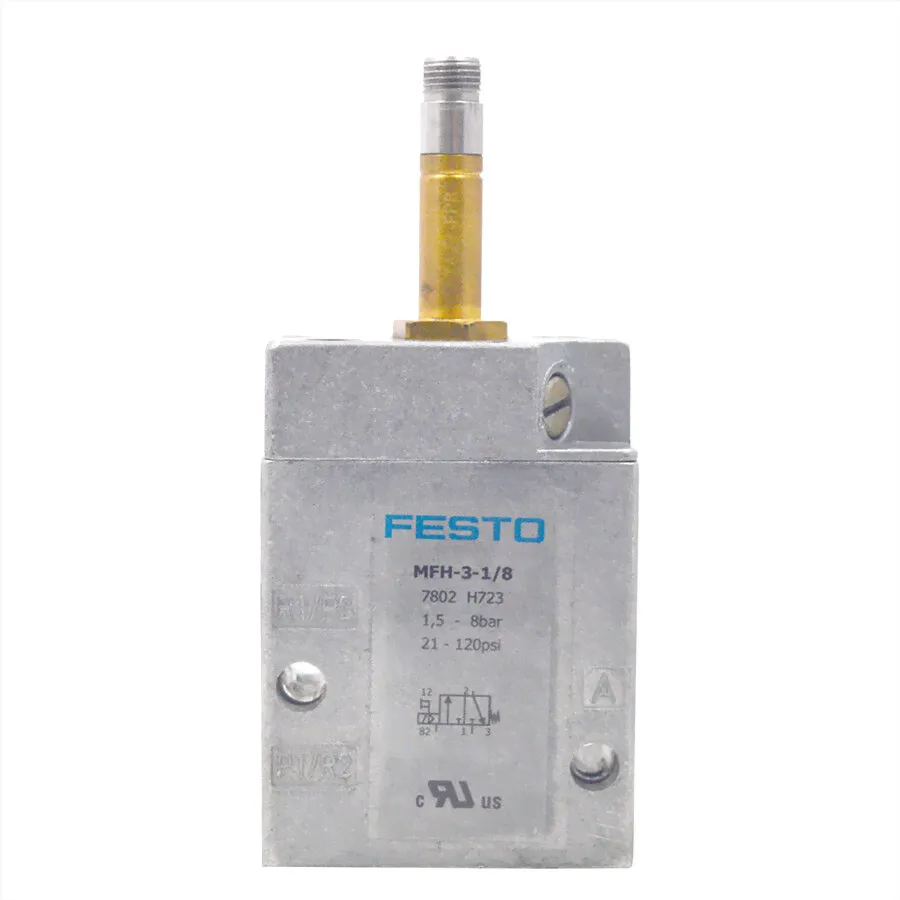FESTO MFH-3-1/8 Solenoid Valve 7802 Width 26 Mm