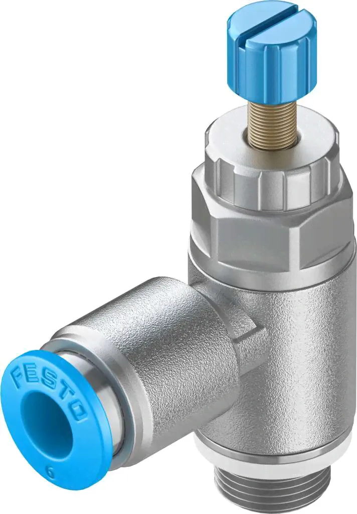 534338 Дроссель с обратным клапаном GRLA-1/4-QS-6-RS-D FESTO-0