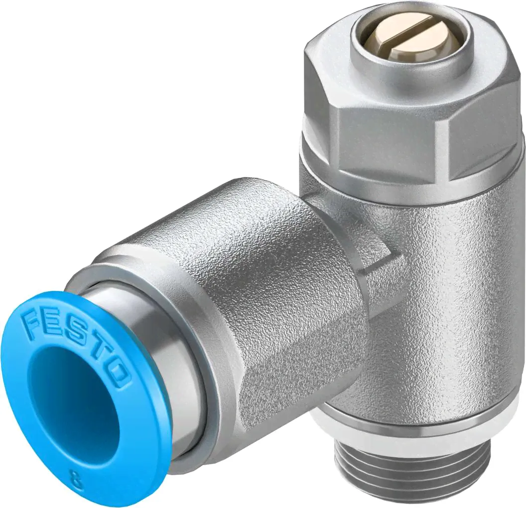 Дроссель с обратным клапаном Festo GRLA-1/8-QS-8-D-0