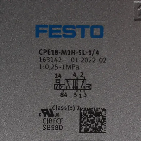 CPE18-M1H-5L-1/4 Распределитель с электроуправлением Festo-0