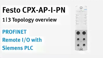 CPX-AP-I-PN PROFINET Remote I/O with Siemens PLC | 1/3 Topology overview