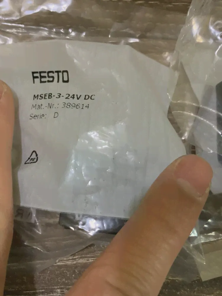 MSEB-3-24V DC 389 614 D Германия катушка электромагнитного клапана FESTO mseb-3-24v 364 665 20.4-26.4 В постоянного тока 1,5 Вт-0