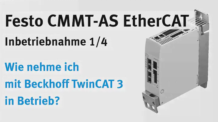 2/4 CMMT-AS EtherCAT mit Beckhoff TwinCAT 3: Festo Bibliothek einrichten